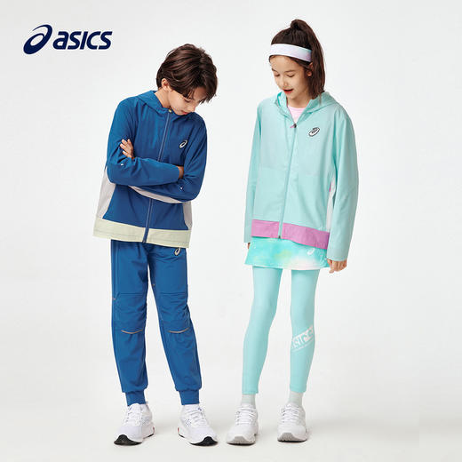 ASICS/亚瑟士童装24年春季新男女童三防外套百搭运动休闲梭织便服 商品图4