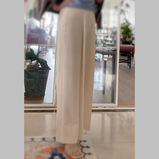 定制—时尚通勤—高腰阔腿长裤、直筒宽松垂感气质阔腿裤 2204015 商品图3