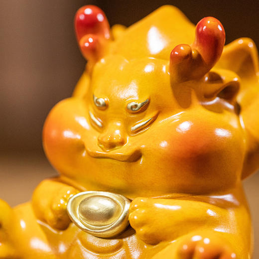 朱炳仁·铜龙年摆件 喜龙献宝/好运龙宝/麟龙飞飞/钱龙进宝/龙腚发财/龙小爷/海纳百财挂件 商品图7