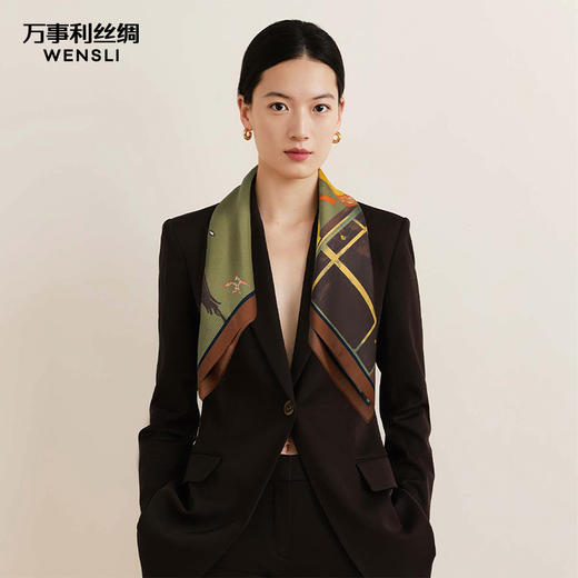 万事利“万象”63厘米GB中方巾 商品图0