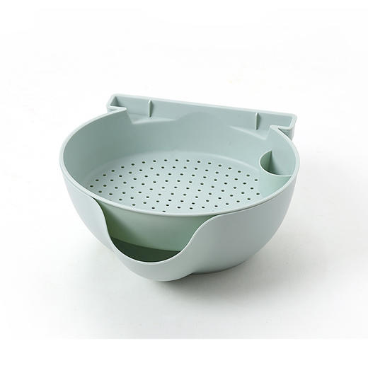 新年好物！【一物多用！创意设计】双层懒人果盘创意塑料果蔬带手机支架瓜子盆果篮双层沥水果盘，双层可沥水，清洗更发方便。 商品图3