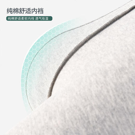 洁丽雅4条装纯棉大码男士内裤简约印花运动休闲中年平角裤衩裤头 商品图7