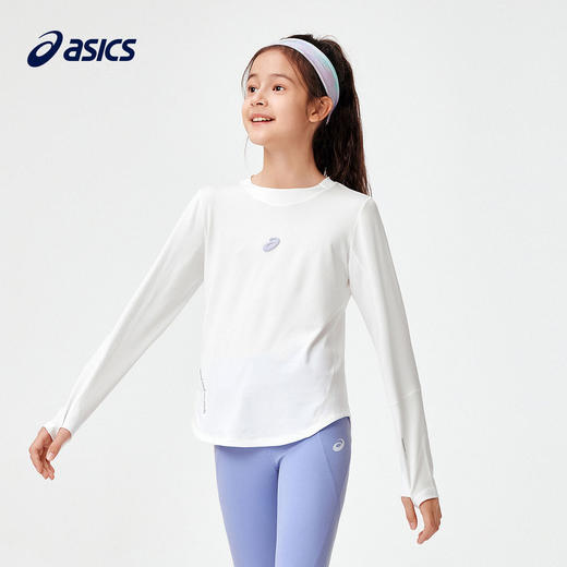 ASICS/亚瑟士童装24年春季新男女童透气吸湿速干渐变百搭运动T恤 商品图1