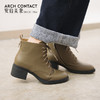 ARCH CONTACT安启美奈秋冬舒适细摔纹牛皮马丁靴女靴 商品缩略图6