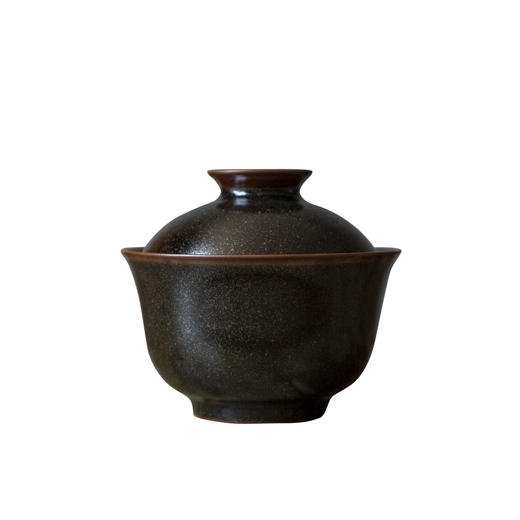 茶香记 乌金茶墨釉盖碗 静简深邃 拿捏趁手 器型经典 静简有质感 商品图4