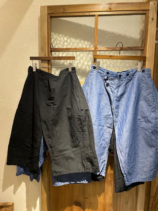 Vetements de travail双层叠穿阔腿裤 商品图11