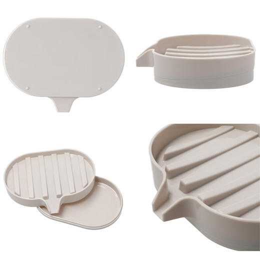 可沥水皂碟 浅棕色 HF309 商品图4