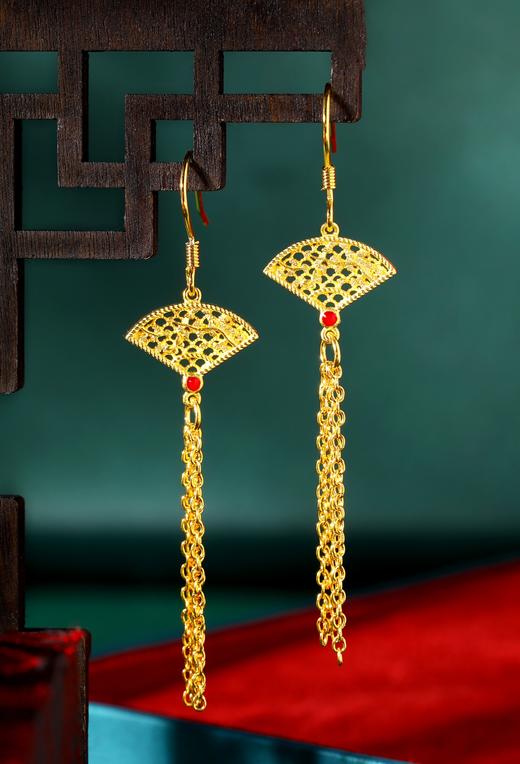 扇子耳饰 商品图1