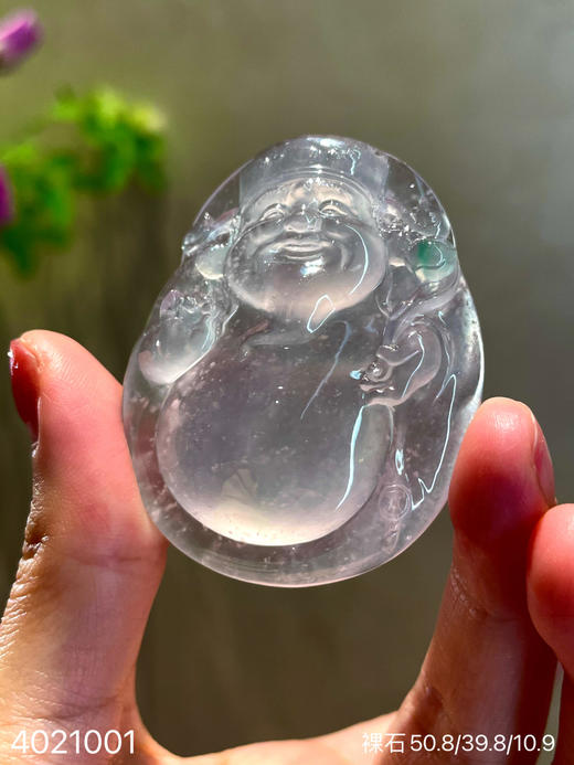 玻璃种木那文财神素件【4021001】具体价格微信咨询 商品图7