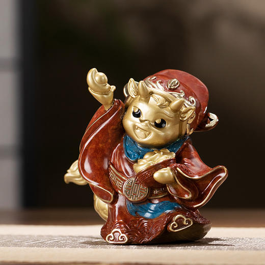 朱炳仁·铜龙年摆件 喜龙献宝/好运龙宝/麟龙飞飞/钱龙进宝/龙腚发财/龙小爷/海纳百财挂件 商品图9