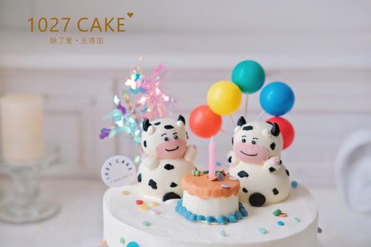 1027CAKE | 立体小动物  牛牛蛋糕 奶牛 商品图3