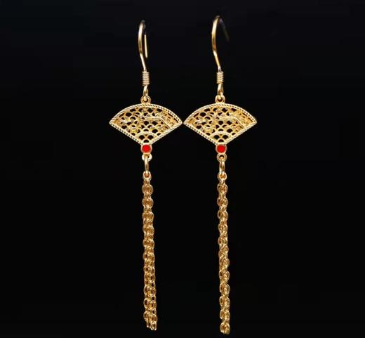 扇子耳饰 商品图0