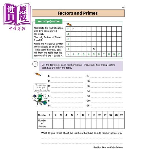 【中商原版】英国原版CGP教辅 KS2 数学调查第5年有针对性的问题书New KS2 Maths Investigations Year 5 Targeted Question Book 商品图2