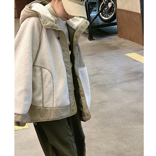 裁缝学苑TX38童装女童羊羔毛外套纸样新款儿童连帽上衣版型样板 商品图4