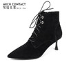 ARCH CONTACT安启美奈秋冬新品羊猄皮舒适尖头高跟女靴 商品缩略图12