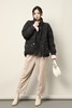 Kai & Kiera 黑色率性高领压纹羽绒服外套 17510 商品缩略图2