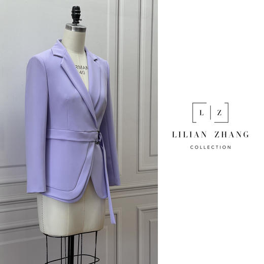 轻职场—“街潮艺术风”系腰显瘦环扣设计感百搭西装外套 2205010 商品图1