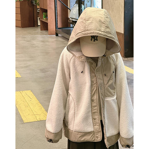 裁缝学苑TX38童装女童羊羔毛外套纸样新款儿童连帽上衣版型样板 商品图1