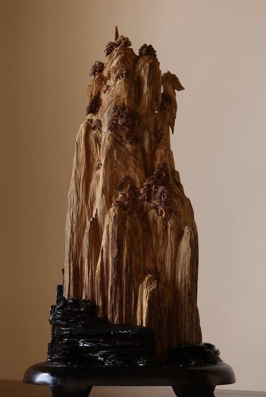 溪山访友。加里曼丹沉香摆件 商品图0