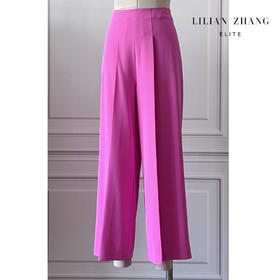 定制—时尚通勤—高腰阔腿长裤、直筒宽松垂感气质阔腿裤 2204015