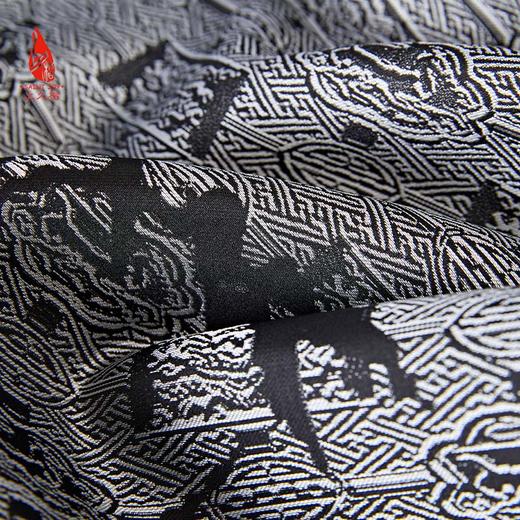 SAINTJOY/宋锦双面长巾 影竹·银灰 CJ13261 商品图8