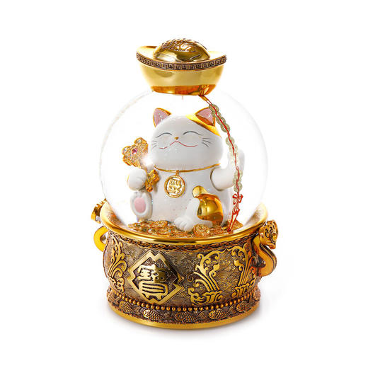 开运招财猫水晶球-蓝牙 商品图2