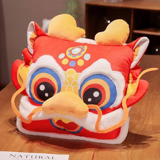国潮龙年吉祥物【靠垫抱枕被子两用】办公室午睡毯二合一 新年礼物 公司礼品 商品图5