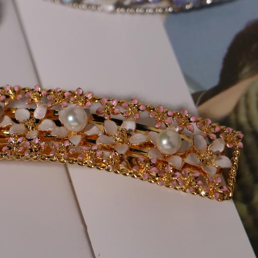 海外成品进口 新中式发夹 可搭配汉服 古风 新中式服饰 akoya海水珠 商品图7