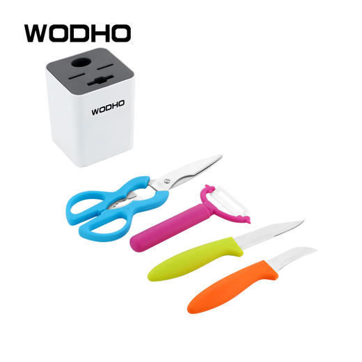 万德霍 万千归藏厨具五件套（剪刀瓜刨刀水果刀）WDH-G0190408 商品图1