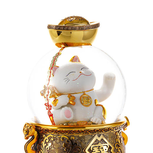 开运招财猫水晶球-蓝牙 商品图3