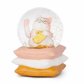 招财猫水晶球《恋爱顺利》音乐盒