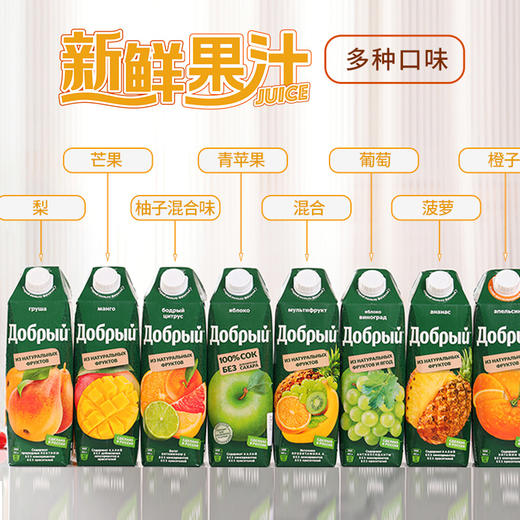 俄罗斯善牌果汁1L 商品图1