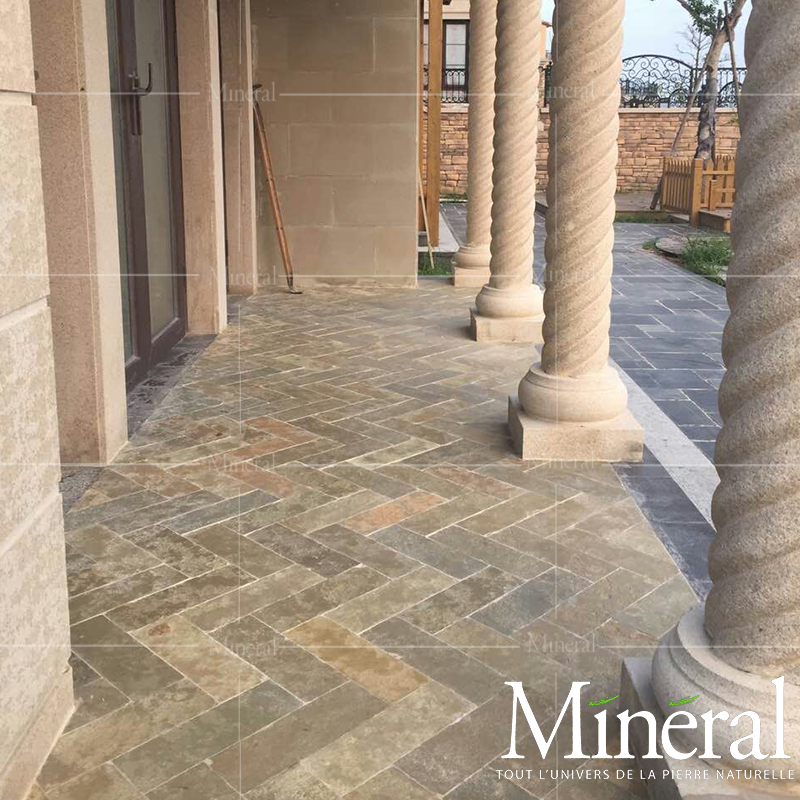 西班牙秋黄鱼鳞拼