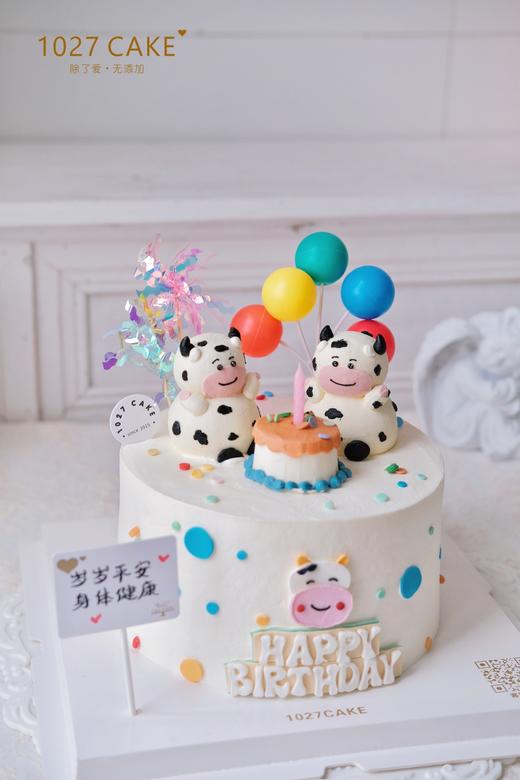 1027CAKE | 立体小动物  牛牛蛋糕 奶牛 商品图4