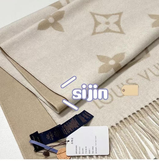 双面羊绒围巾。红色。驼色。粉灰色 自己备注 商品图8