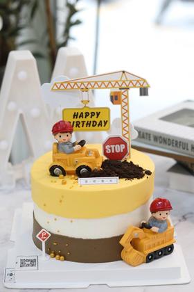 【生日蛋糕】挖掘机款