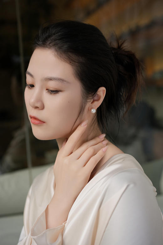 【戴拉珠宝】白色耳钉套装 商品图6