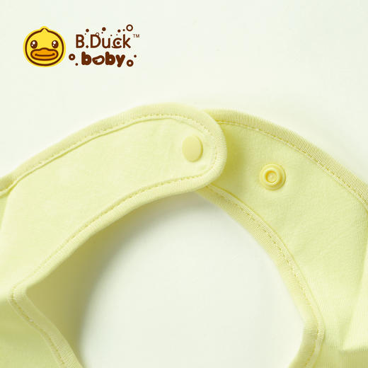 【专柜同款精品】B.Duck婴儿围兜单条装（白色、淡绿、黄色）/BYF1192125 商品图4