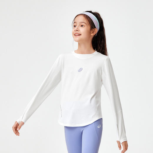 ASICS/亚瑟士童装24年春季新男女童透气吸湿速干渐变百搭运动T恤 商品图5