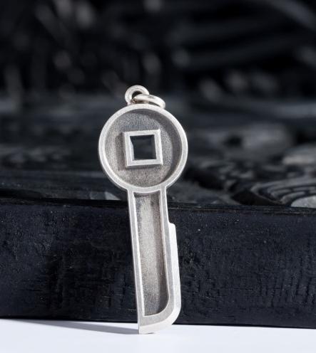 矩德泉坊 纯银手作  契刀五百（3.6厘米挂扣版）gq230700737 商品图3