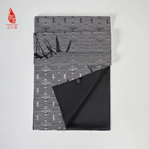 SAINTJOY/宋锦双面长巾 影竹·银灰 CJ13261 商品图5