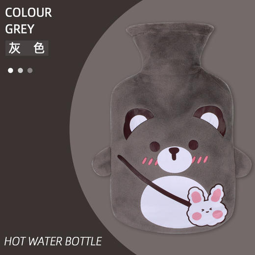 热水袋灌注水pvc暖水袋热敷宫腹肚子暖手袋款式随机（中号） 商品图0