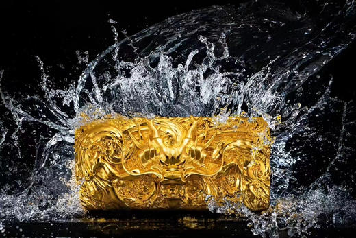 王开方《龙年金砖》雕塑 商品图0