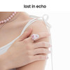 lost in echo2023秋冬新品设计师款Yetti雪怪珍珠植绒戒指可爱女 商品缩略图3