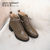 ARCH CONTACT安启美奈秋冬舒适细摔纹牛皮马丁靴女靴 商品缩略图2