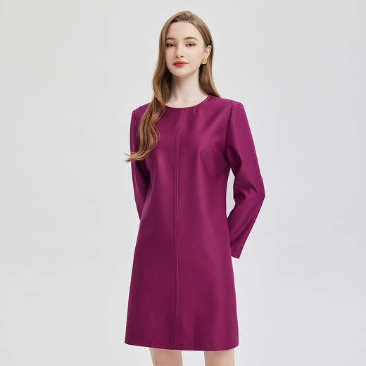 PE849斯尔丽2024春夏新款时尚长袖礼服连衣裙 商品图0