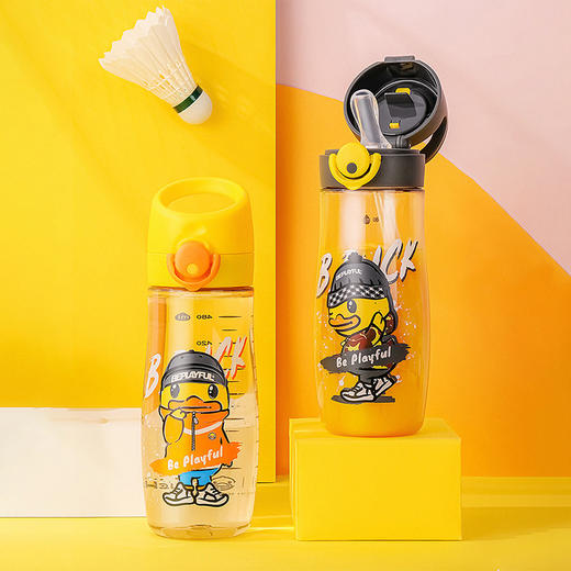 【专柜同款精品】BD-KP58A1 B.Duck运动水杯480ml（吸管盖） 商品图2
