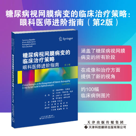 糖尿病视网膜病变的临床治*策略：眼科医师进阶指南（第2版） 　　邵毅、余瑶、谭钢主译 商品图0