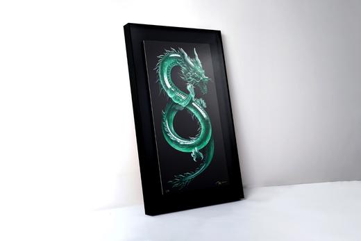 訾鹏《无限循环翡翠龙》版画 商品图5