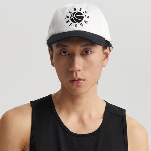 WassupHouse  刺绣拼色弯檐帽 商品图1